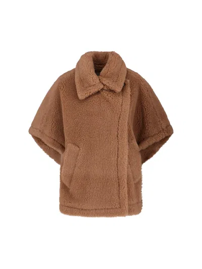 Max Mara Teddy Hood In Brown