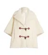 Max Mara Teddy Oversized Cape In White