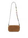 Max Mara Teddy Roll Bag Small In Brown