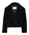 Max Mara Oggeri Alpaca, Wool, And Silk Teddy Coat In Black
