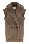 Max Mara Woman Brown Coats In Brown