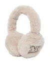 Max Mara Teddy Woven Alpaca And Wool Earmuffs Accessories In Nude
