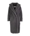 Max Mara Teddy Bear Icon Coat In Gray