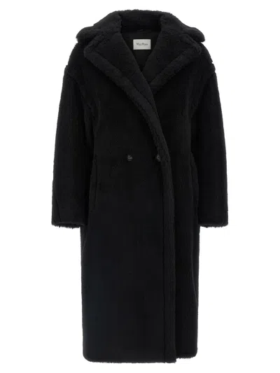 Max Mara 'tedgirl - Teddy Bear Icon' Coat In Black