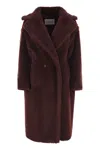 Max Mara Cherry Tedgirl Teddy Bear Icon Coat Coat In Brown