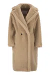 Max Mara Tedgirl - Teddy Bear Icon Coat In Alpaca And Wool In Brown