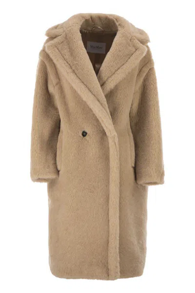 Max Mara Tedgirl - Teddy Bear Icon Coat In Alpaca And Wool In Brown