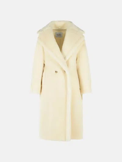 Max Mara Tedgirl Double-breasted Coat In Neutral