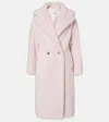 Max Mara Tedgirl Alpaca, Wool, And Silk Coat In Pink