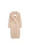 Max Mara Maxmara Teddy Bear Icon Coat In Brown