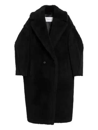 Max Mara Wool Coat In Black
