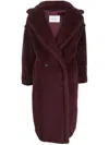 Max Mara "tedgirl" Classic Coat Clothing In Red