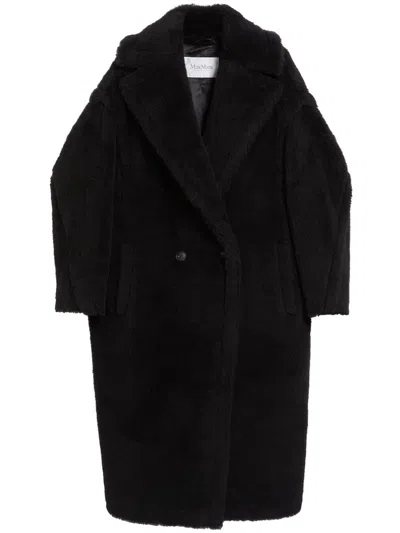 Max Mara Alpaca And Wool Teddy Bear Icon Coat In Blue