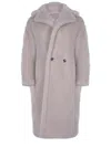 Max Mara "tedgirl" Coat In Gray