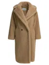 Max Mara Teddy Bear Icon Alpaca Wool Coat In Brown