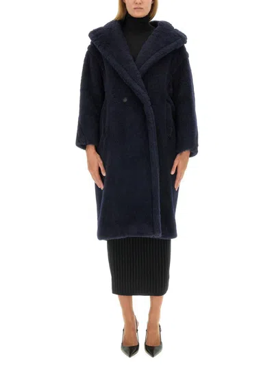 Max Mara Tedgirl Coat In Blue