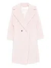 Max Mara 'tedgirl' Coat  In Pink