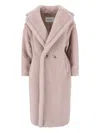 Max Mara 'tedgirl' Coat In Pink