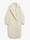 Max Mara Tedgirl Coat White In White