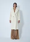 Max Mara Tedgirl Coat In White