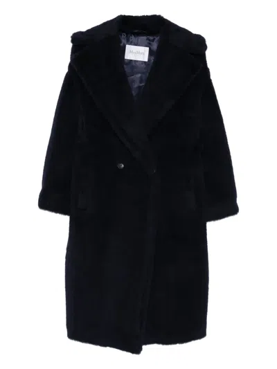 Max Mara Tedgirl Double-breasted Coat In Blue