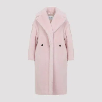 Max Mara Tedgirl Teddy Coat In Pink