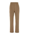 Max Mara High-waisted Pant With Seam Detailing And Side Pockets