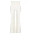 Max Mara Tema White Knitted Pants In White