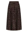 Max Mara Tembra Brown Skirt In Brown