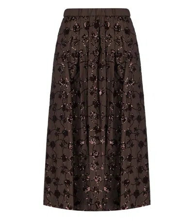 Max Mara Tembra Brown Skirt