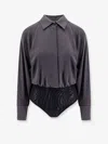 Max Mara Tempo Silk Shirt With Body Detail