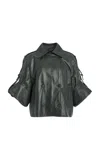 Max Mara Tenace Leather Jacket
