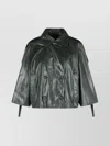 Max Mara Double Breasted Leather Jacket