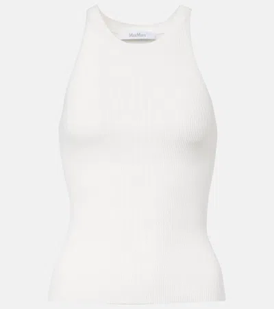 Max Mara Tenda Tank Top In Neutral