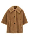 Max Mara Tenebre Capes Beige In Brown