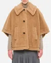 Max Mara Women Tenebre4 Teddy Cape In Beige
