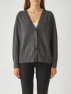 Max Mara Tenente Cardigan In Gray