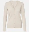 Max Mara Cardigan Tennis Aus Baumwolle Und Seide In Beige