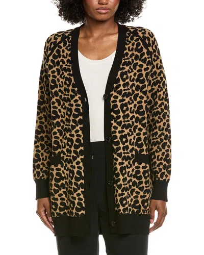 Max Mara Tenore Cardigan In Brown