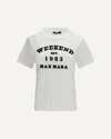 Max Mara Graphic T-shirt In White