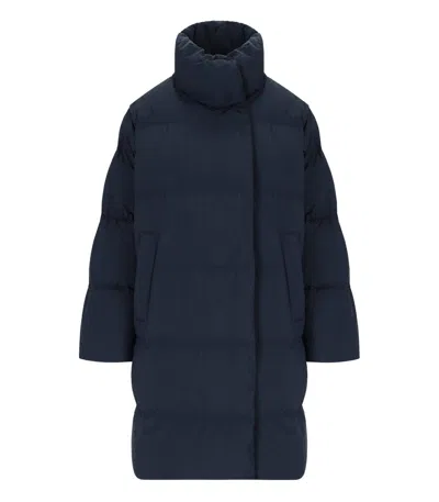 Max Mara Tenuta Blue Long Down Jacket