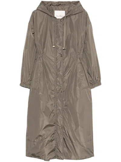 Max Mara Teodoro Trench Coat In Green