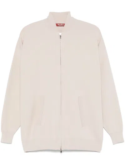 Max Mara Maxmara Studio Teorema Jacket In White