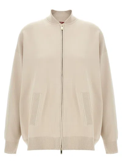 Max Mara Teorema Sweaters And Cardigans Beige In Neutral