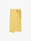 Max Mara Wrap Midi Skirt With High Waist Bow