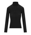 Max Mara Teseo Black Turtleneck Pullover In Black