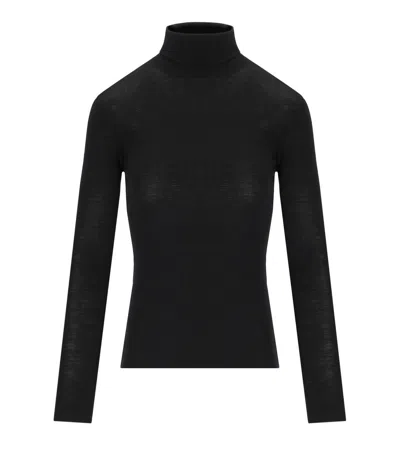 Max Mara Teseo Black Turtleneck Pullover