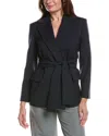 Max Mara Teso Wool Jacket In Blue