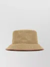 Max Mara Women Embroidered Polyester Tessa Bucket Hat In Brown