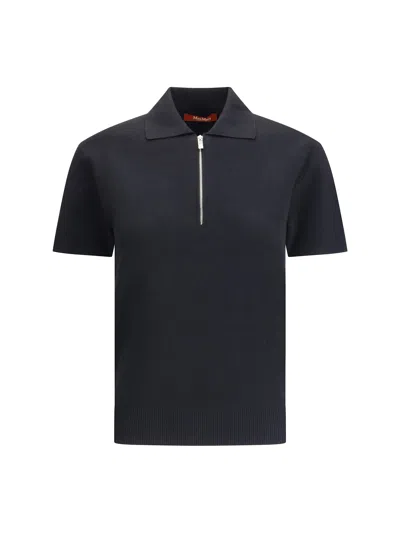 MAX MARA TETI ZIP POLO SHIRT